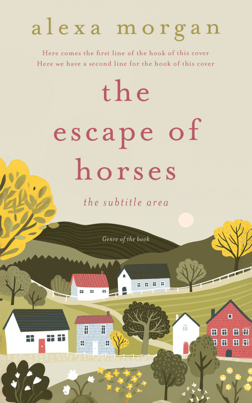 Pre Made Book Cover Pearl Bush