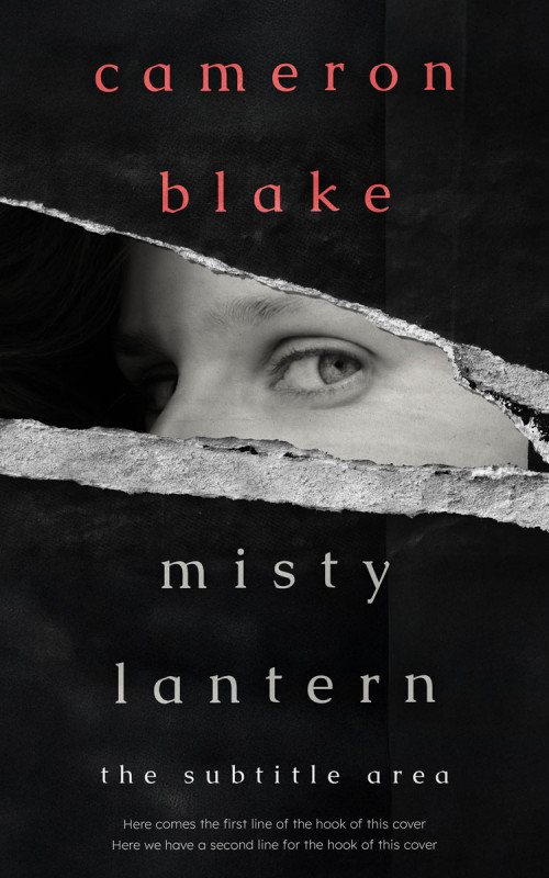 Pre Made Book Cover Cloudy