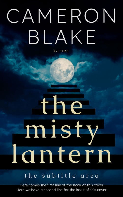 Pre Made Book Cover Black Pearl