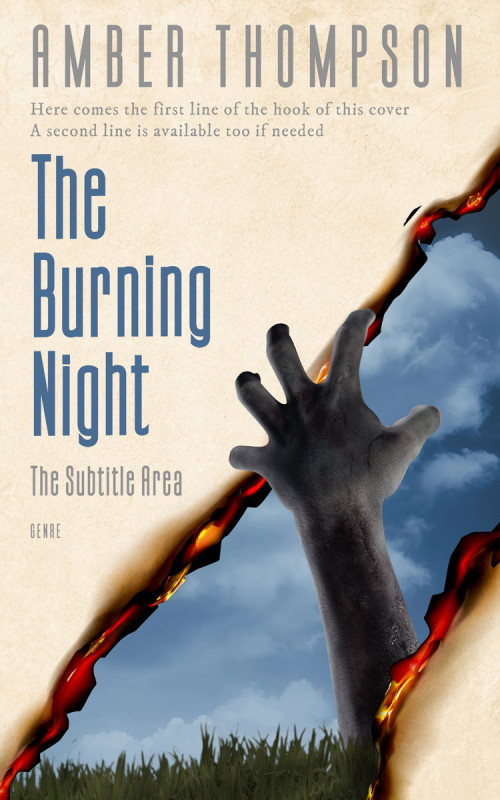 Pre Made Book Cover Limed Spruce