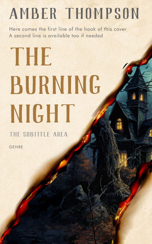 Pre Made Book Cover Janna