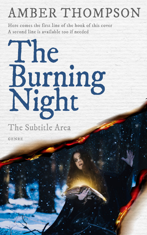 Pre Made Book Cover Iron