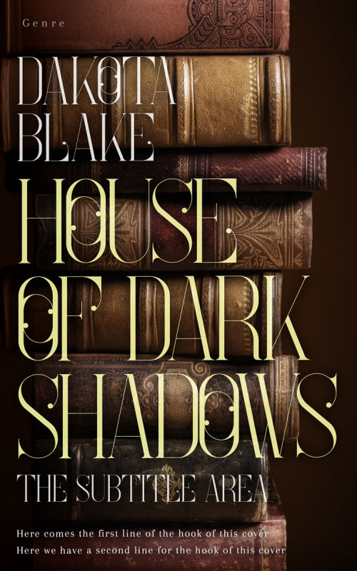 Pre Made Book Cover Coffee Bean