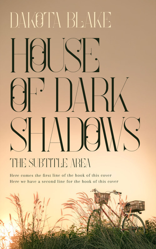 Pre Made Book Cover Cameo