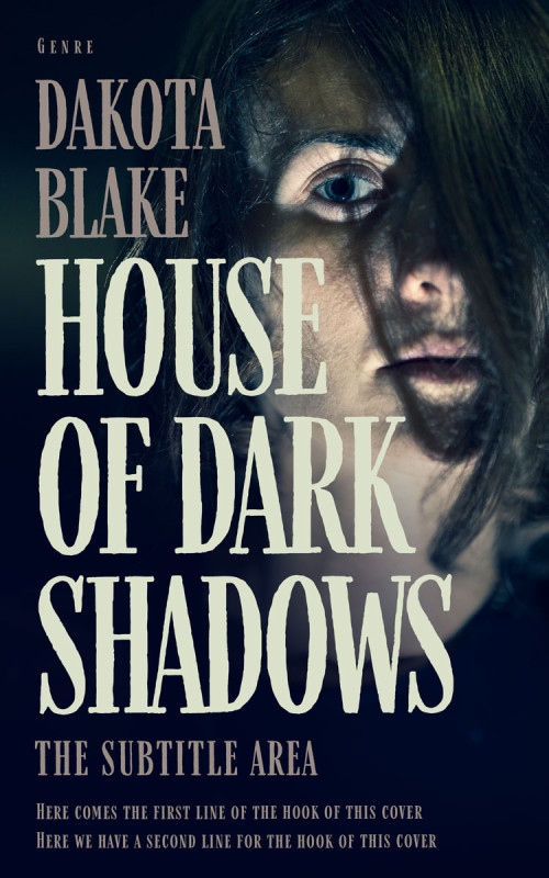 Pre Made Book Cover Foggy Gray