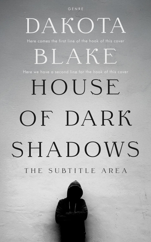 Pre Made Book Cover Silver