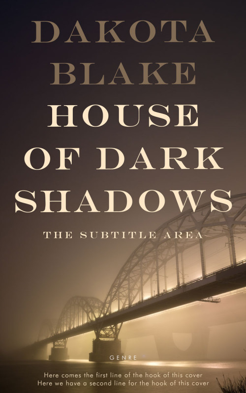 Pre Made Book Cover Taupe