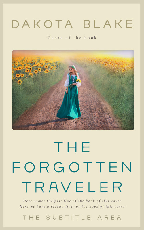 Pre Made Book Cover Stark White