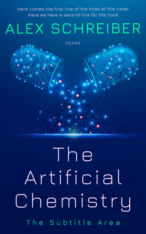 Pre Made Book Cover Gulf Blue