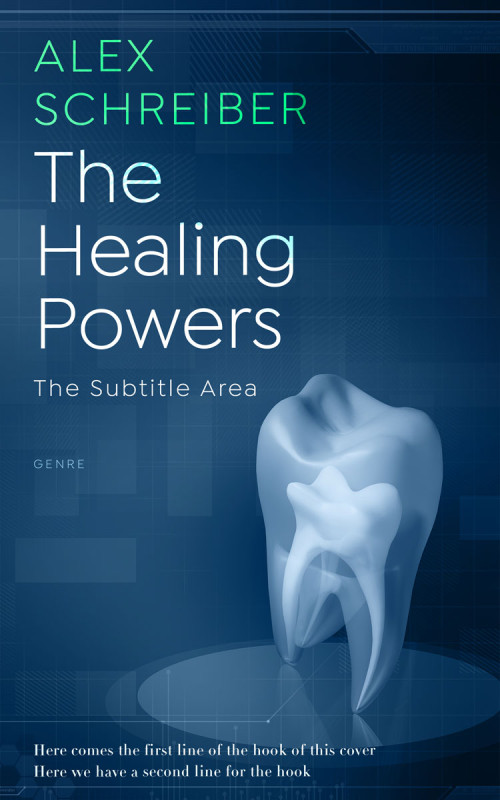 Pre Made Book Cover Blue Zodiac