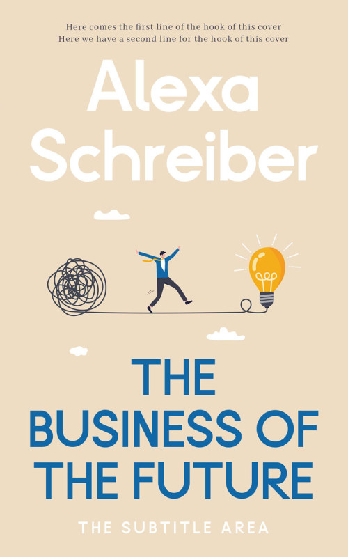 Pre Made Book Cover Double Spanish White