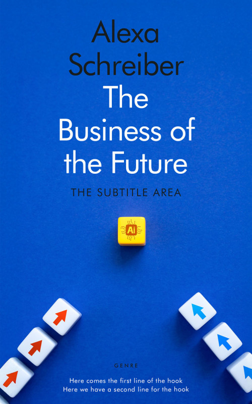 Pre Made Book Cover Science Blue