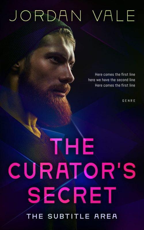 Pre Made Book Cover Ebony