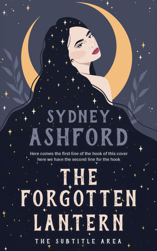 Pre Made Book Cover Ebony Clay