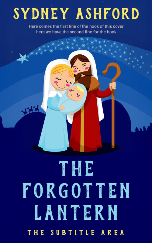 Pre Made Book Cover Deep Sapphire