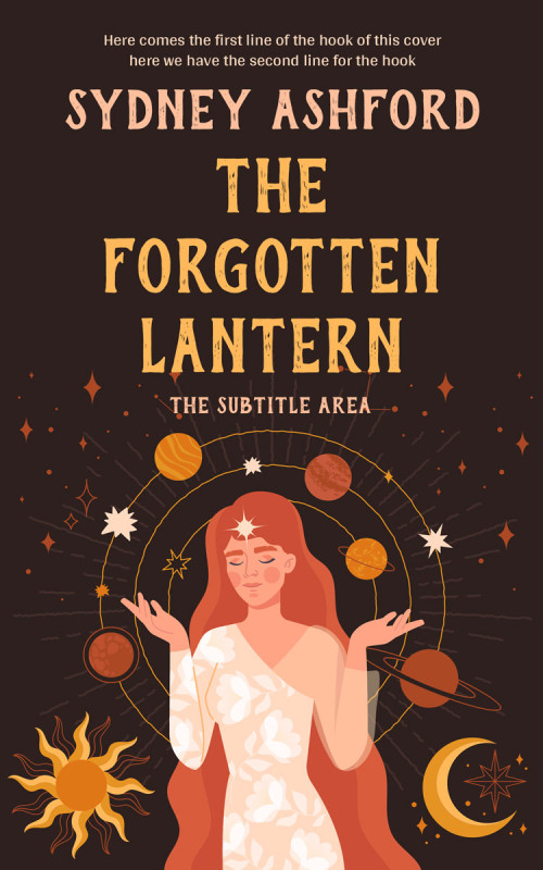 Pre Made Book Cover Apricot