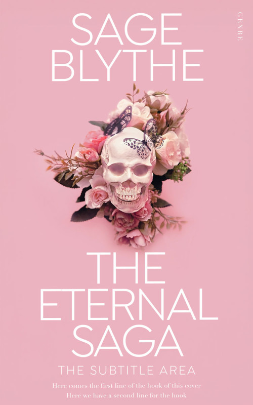 Pre Made Book Cover Beauty Bush