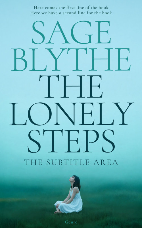 Pre Made Book Cover Water Leaf