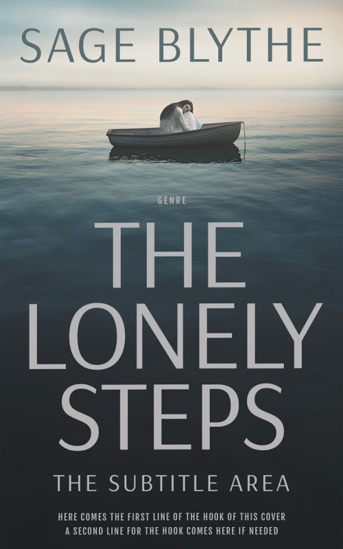 Pre Made Book Cover Mist Gray