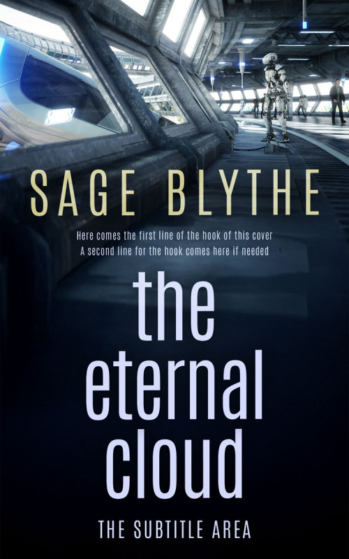 Pre Made Book Cover Ebony