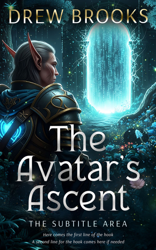 Pre Made Book Cover Aztec