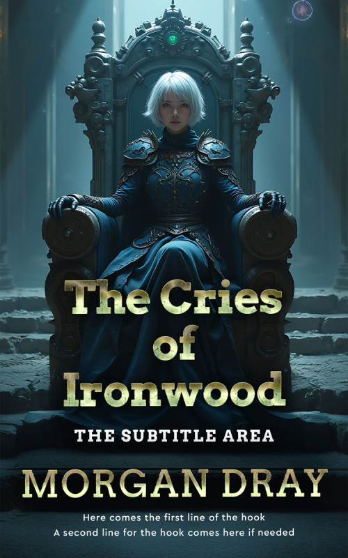 Pre Made Book Cover Timber Green