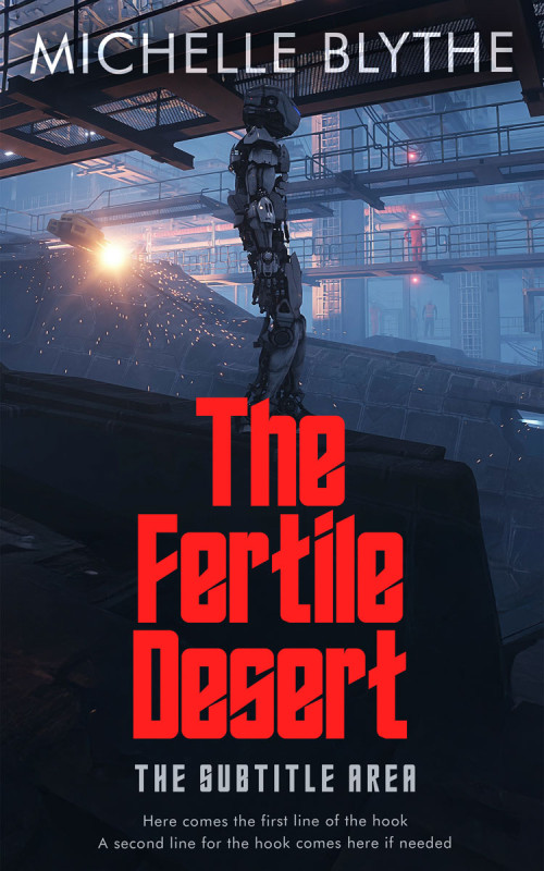 Pre Made Book Cover Mandy