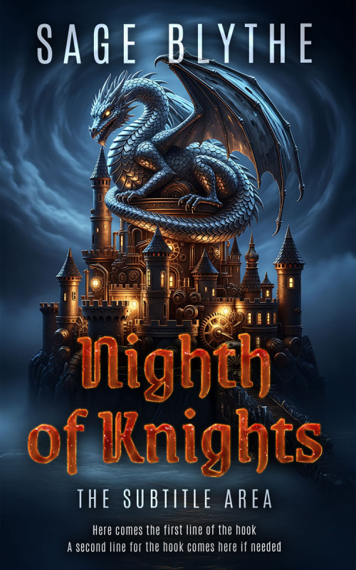 Pre Made Book Cover Ebony Clay