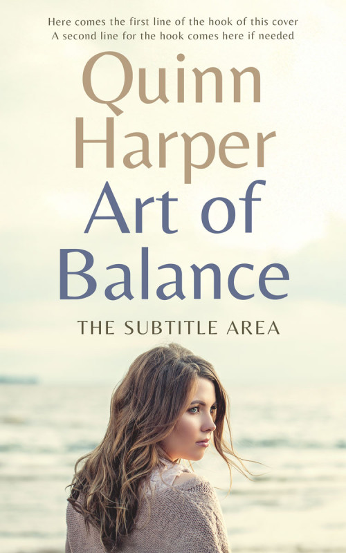 Pre Made Book Cover Ecru White