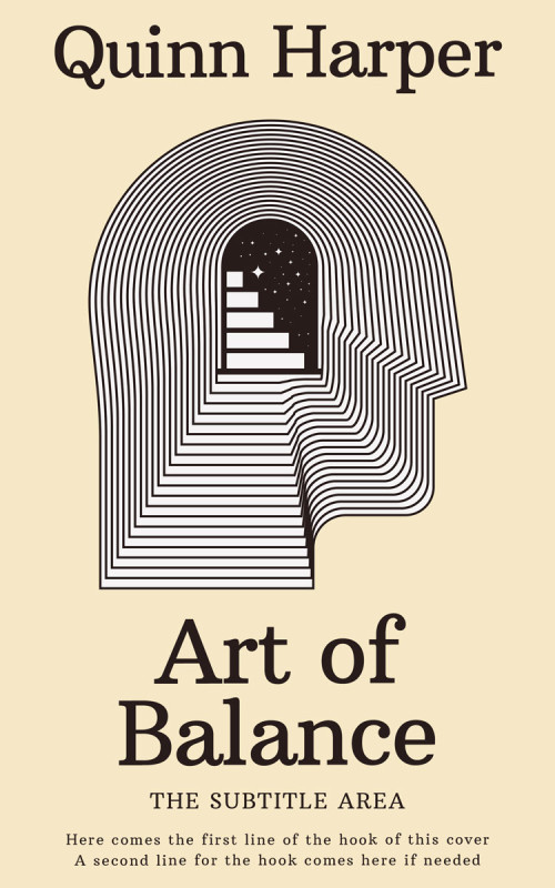 Pre Made Book Cover Wheatfield