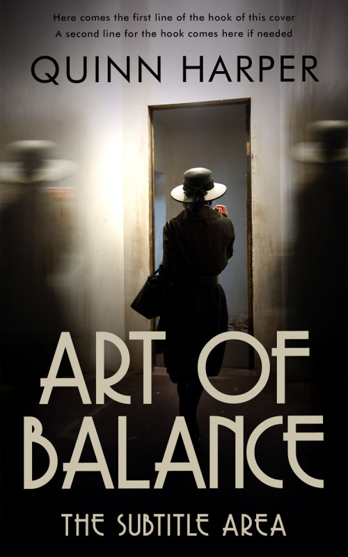 Pre Made Book Cover Ash