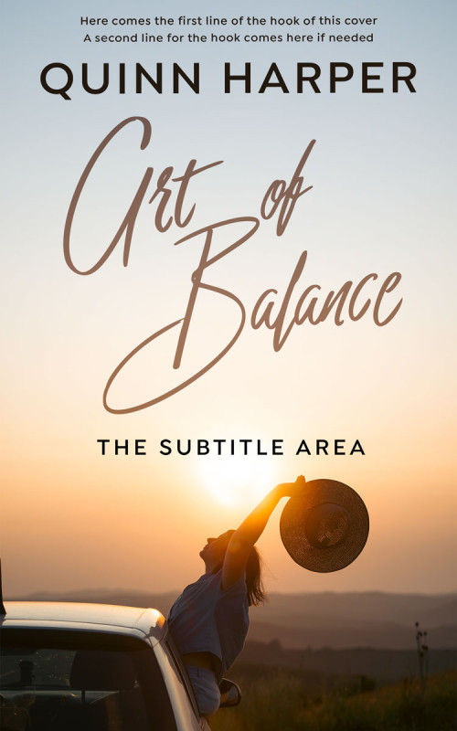 Pre Made Book Cover Pearl Bush