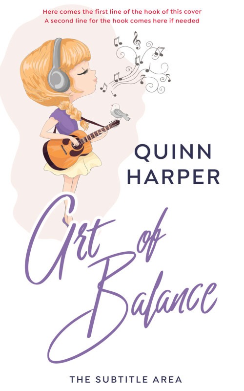 Pre Made Book Cover White Linen