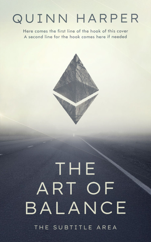 Pre Made Book Cover Moon Mist