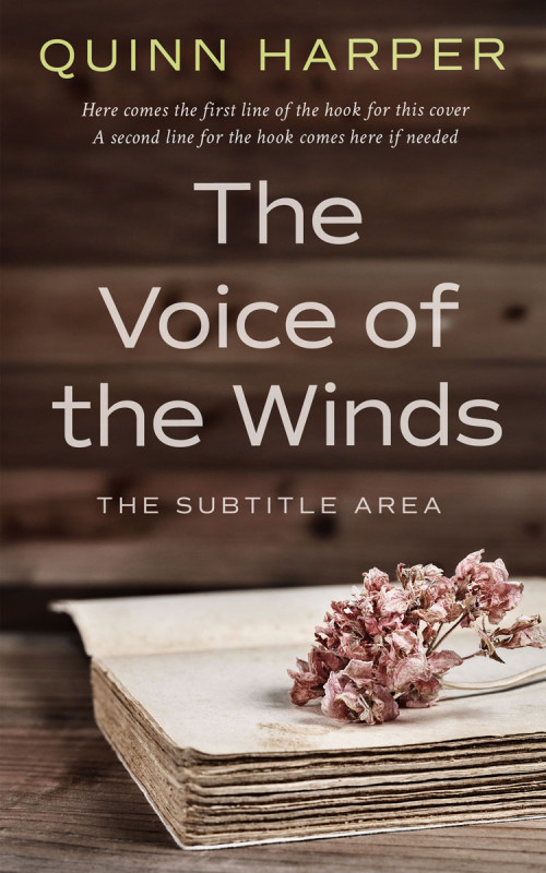 Pre Made Book Cover English Walnut