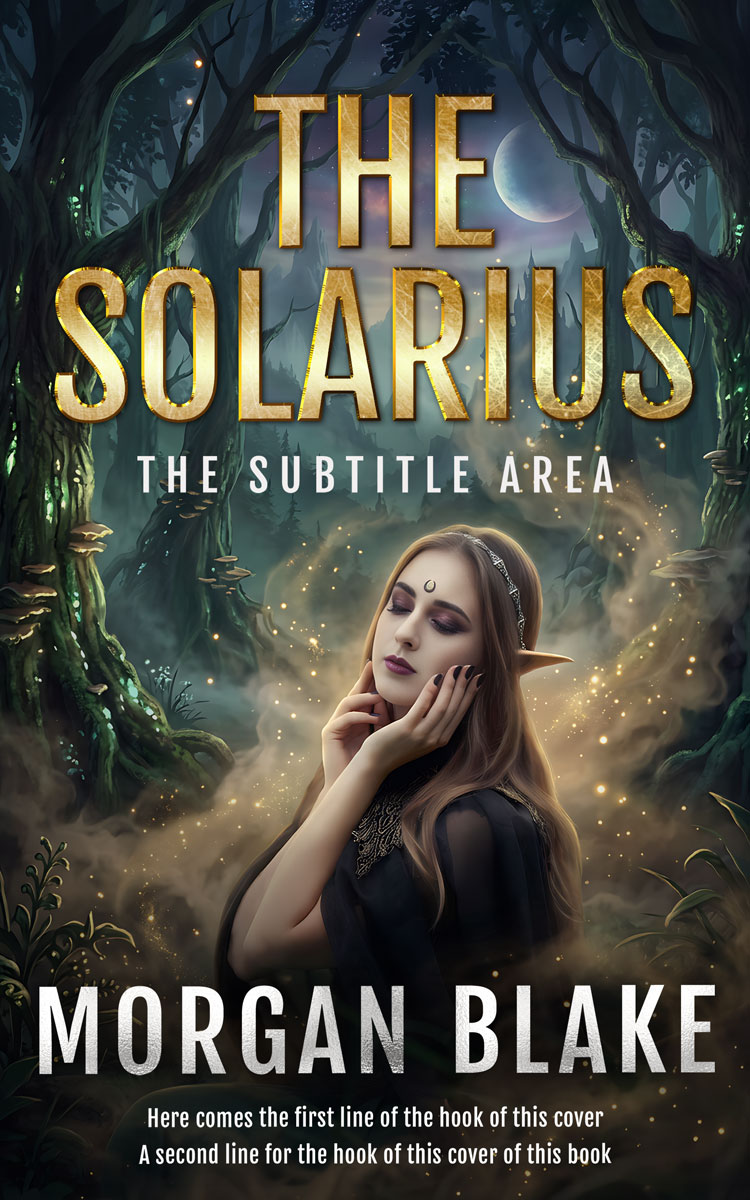 Premade Book Cover Outer Space - ID 37322