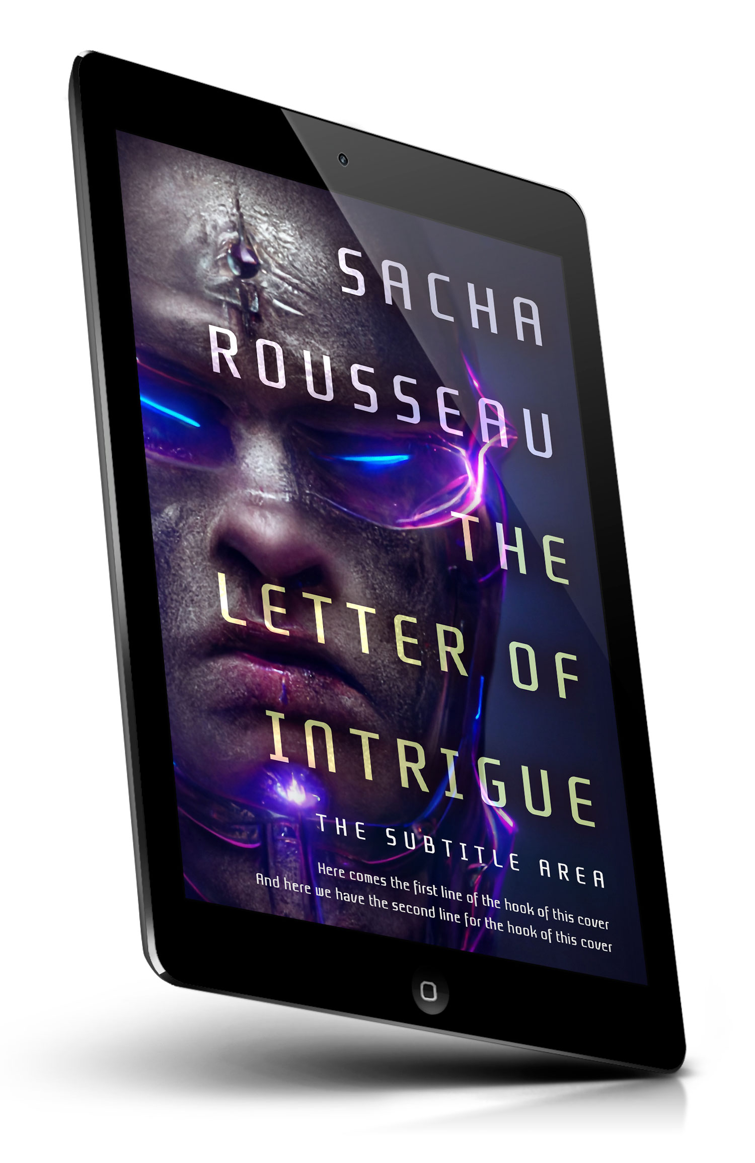 Tablet view of Premade Abstract Book Cover - Revolver #15124 | BookCoverZone