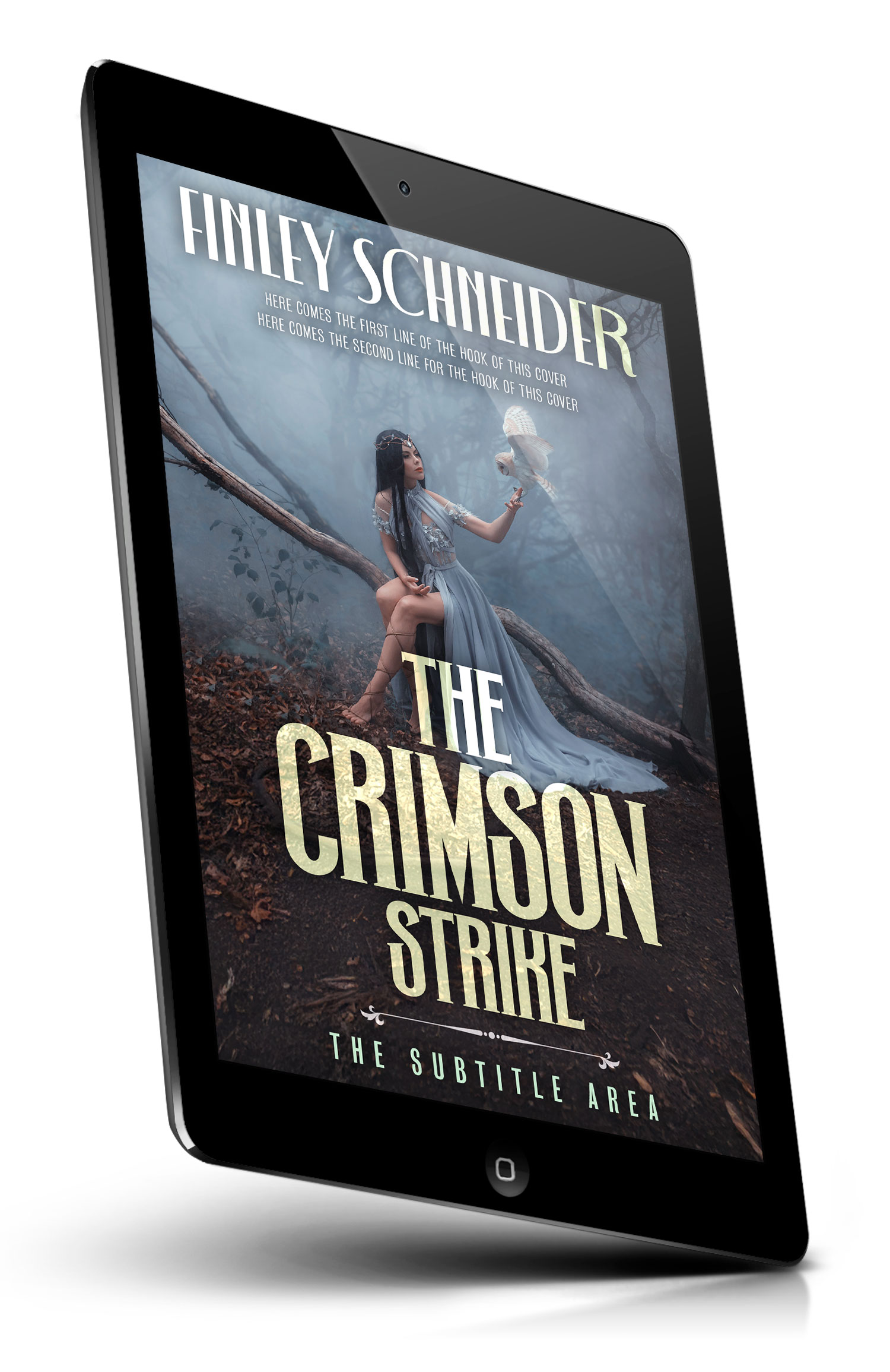 Tablet view of Premade Fantasy Book Cover - Mako #16726 | BookCoverZone