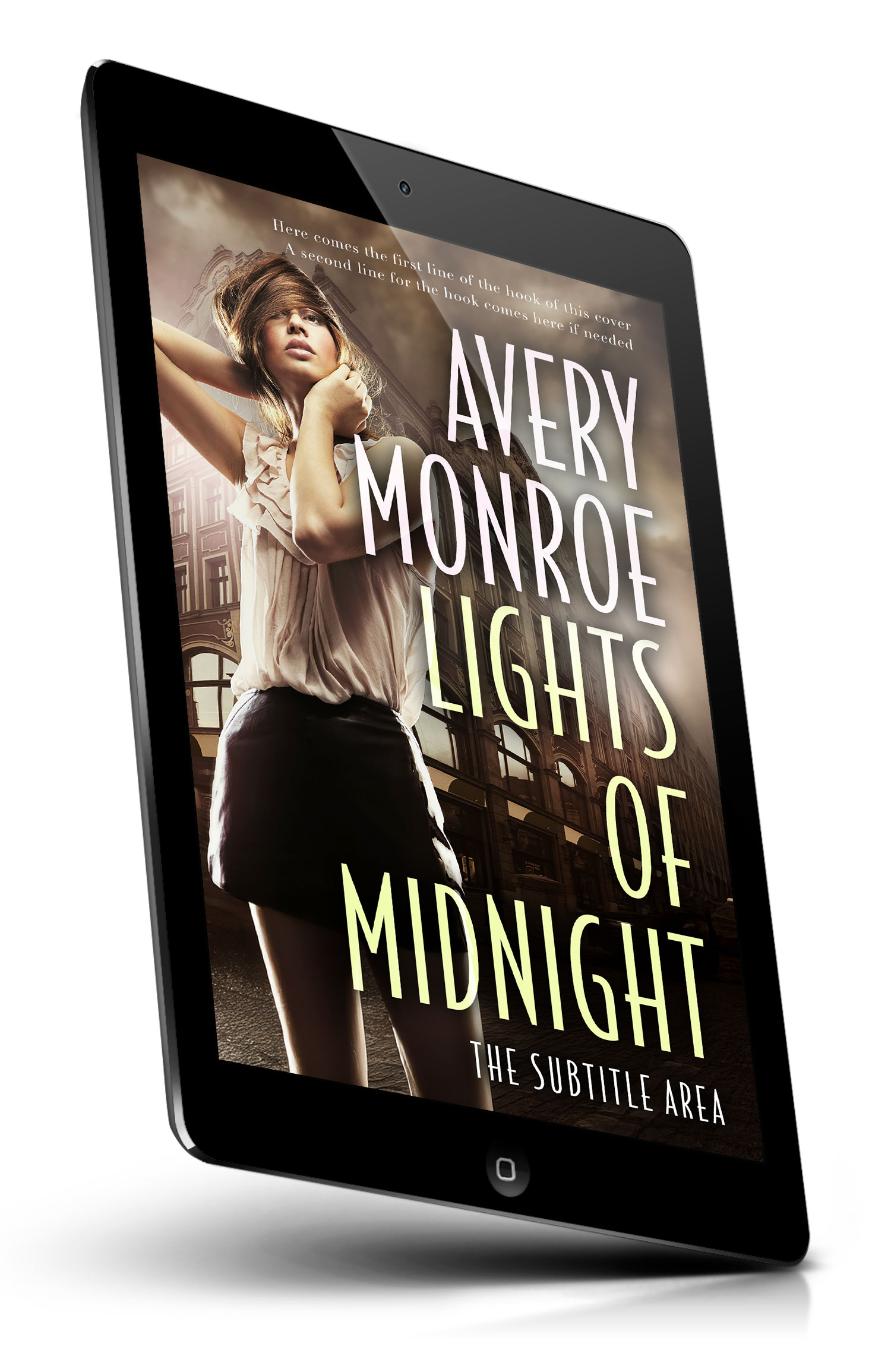 Tablet view of Premade Mystery & Thriller & Suspense Book Cover - Zeus #17610 | BookCoverZone