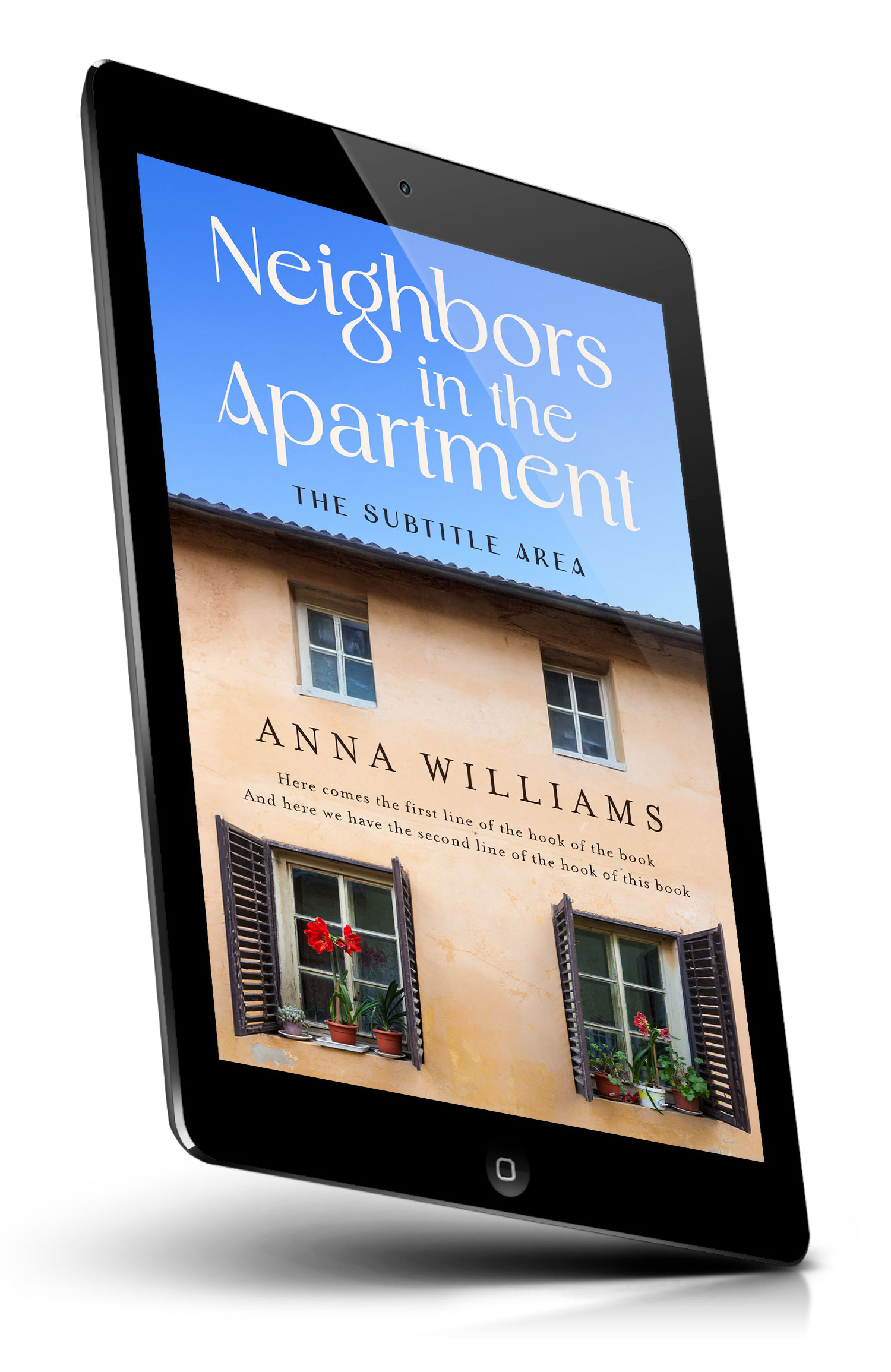 Tablet view of Premade Literary Fiction Book Cover - Silver #17822 | BookCoverZone