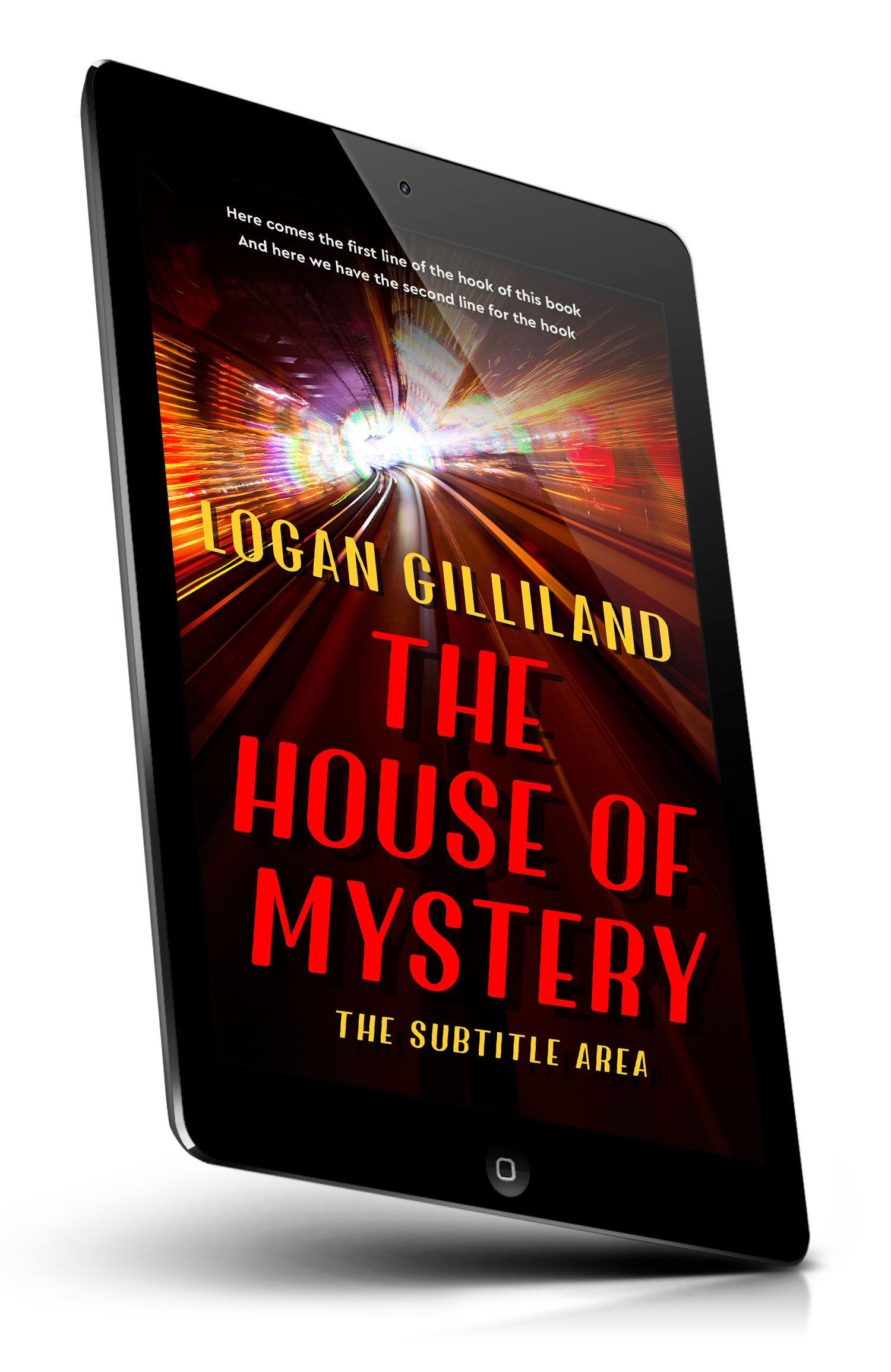Tablet view of Premade Mystery & Thriller & Suspense Book Cover - Flame Pea #17920 | BookCoverZone