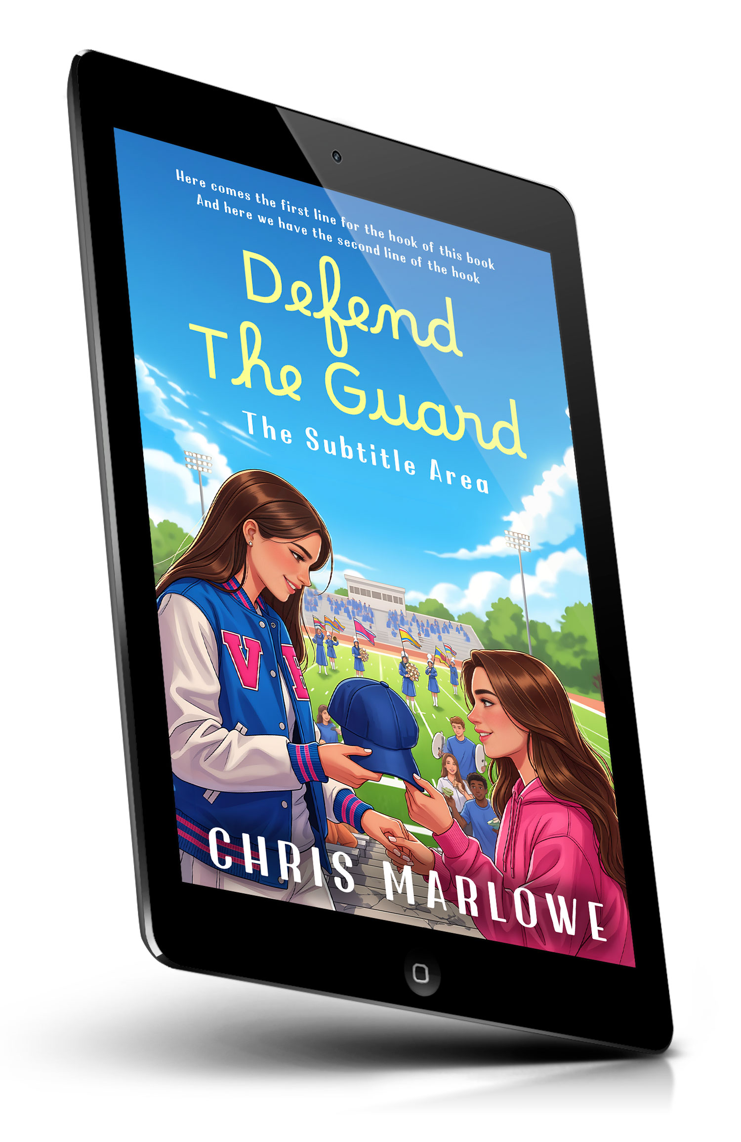 Tablet view of Premade Teen & Young Adult Book Cover - Havelock Blue #18057 | BookCoverZone*