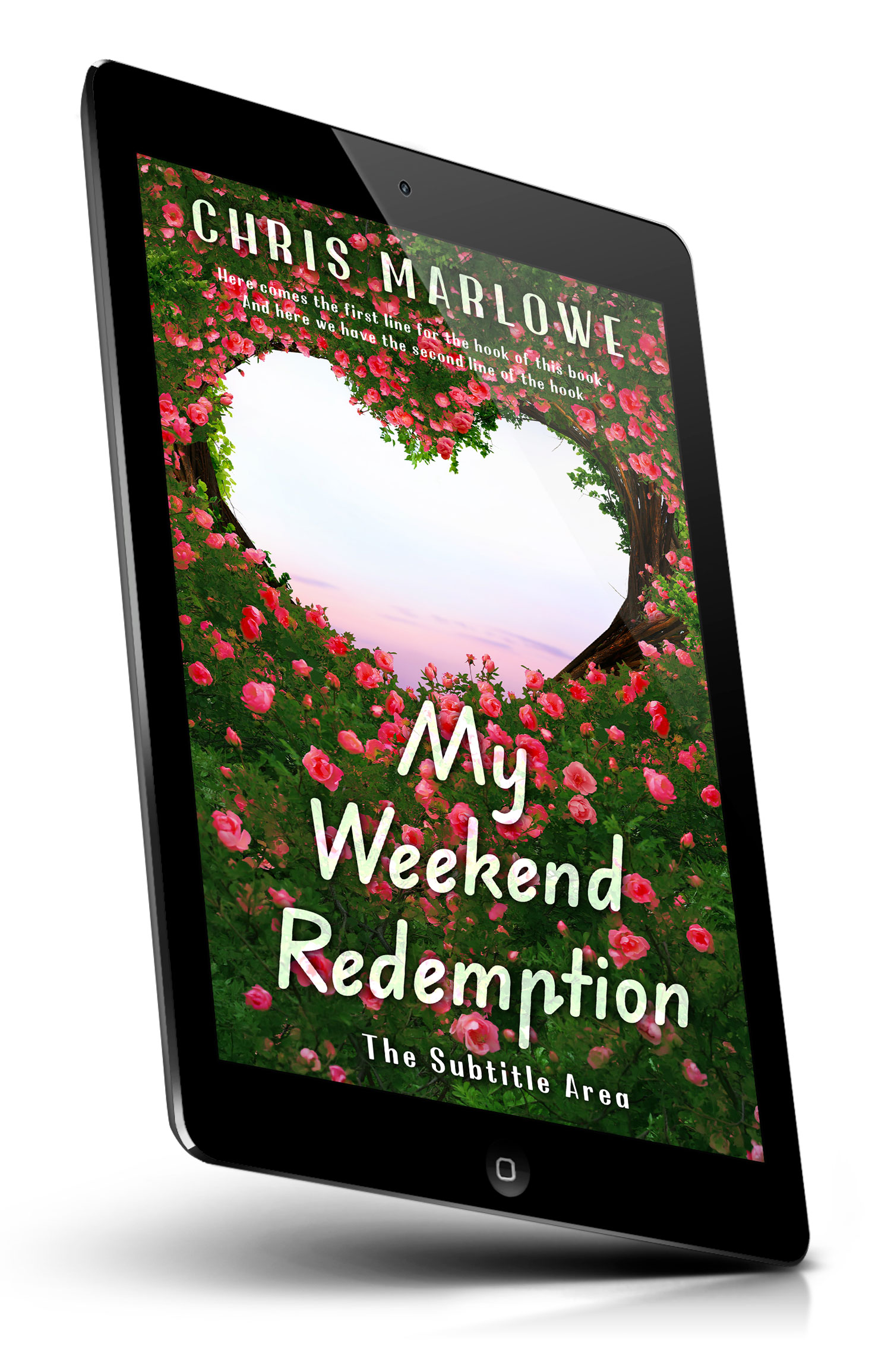 Tablet view of Premade Romance Book Cover - Rose Fog #18075 | BookCoverZone