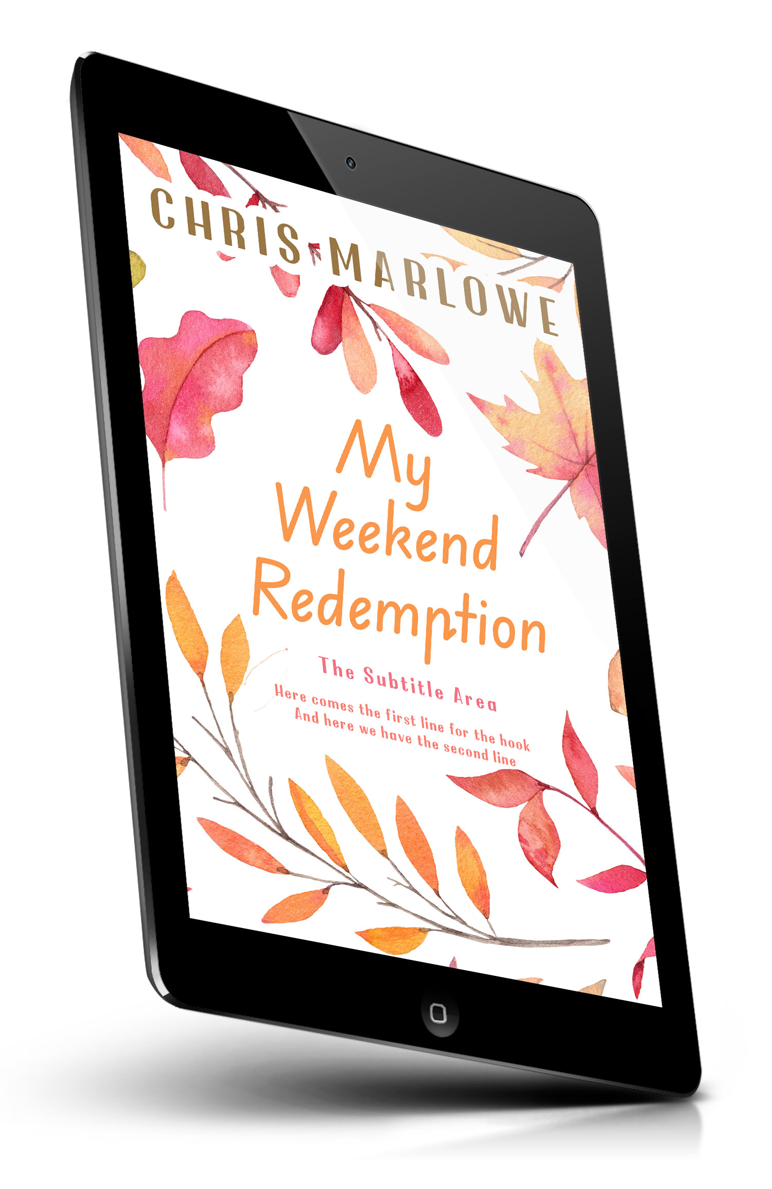 Tablet view of Premade Romance Book Cover - Apricot #18085 | BookCoverZone
