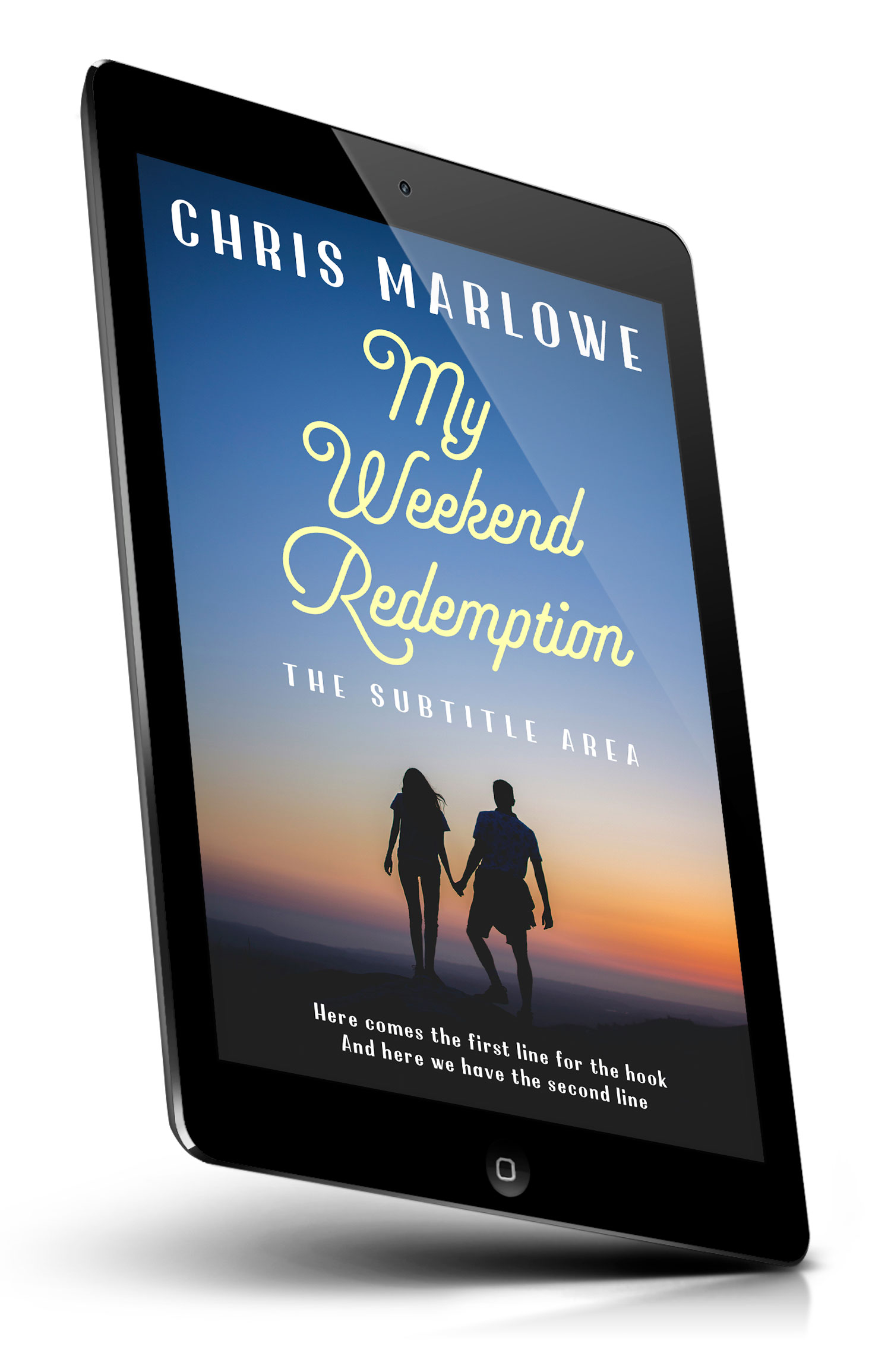 Tablet view of Premade Romance Book Cover - Kashmir Blue #18090 | BookCoverZone
