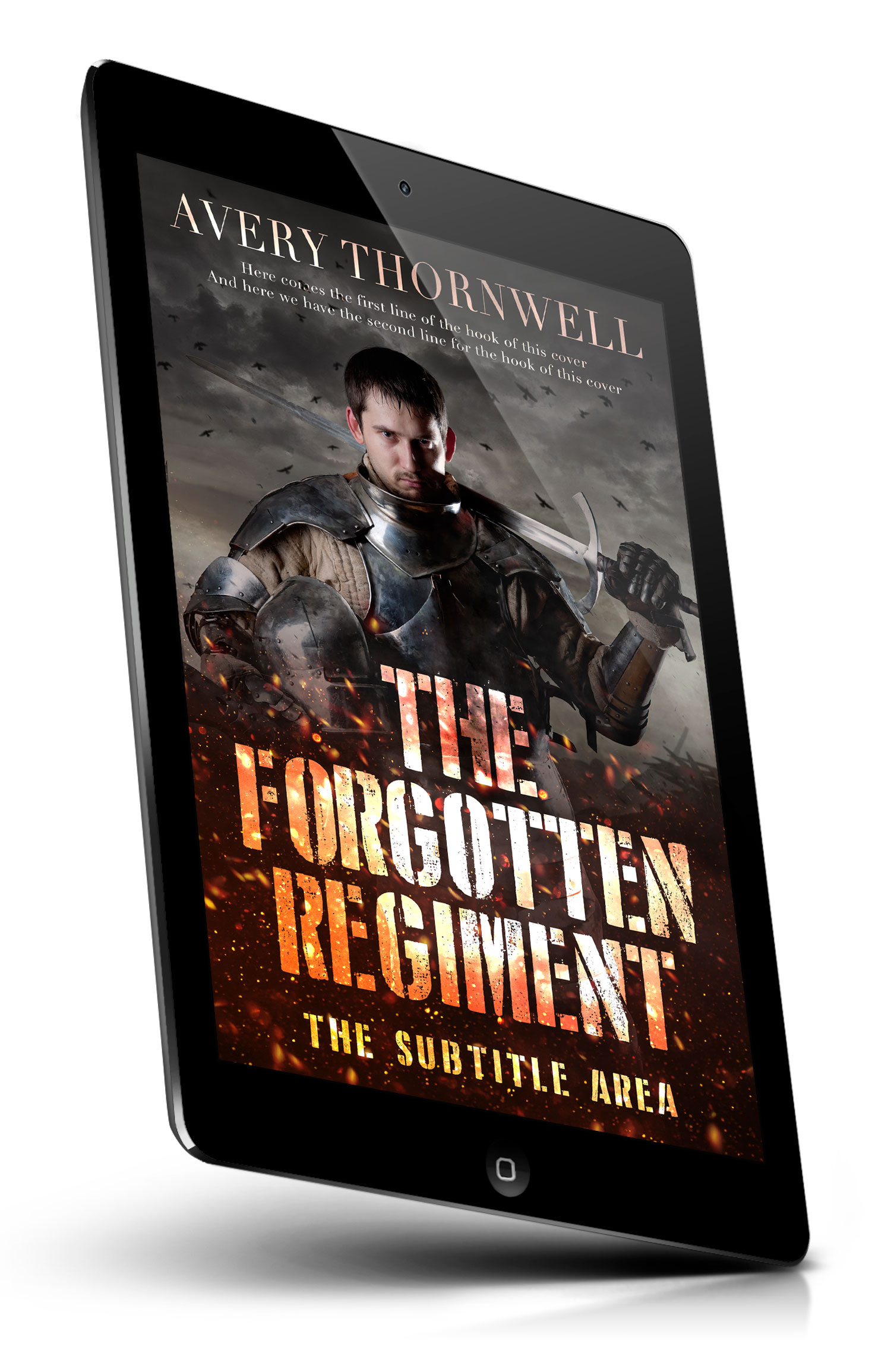 Tablet view of Premade  Book Cover - Cocoa Brown #18144 | BookCoverZone*