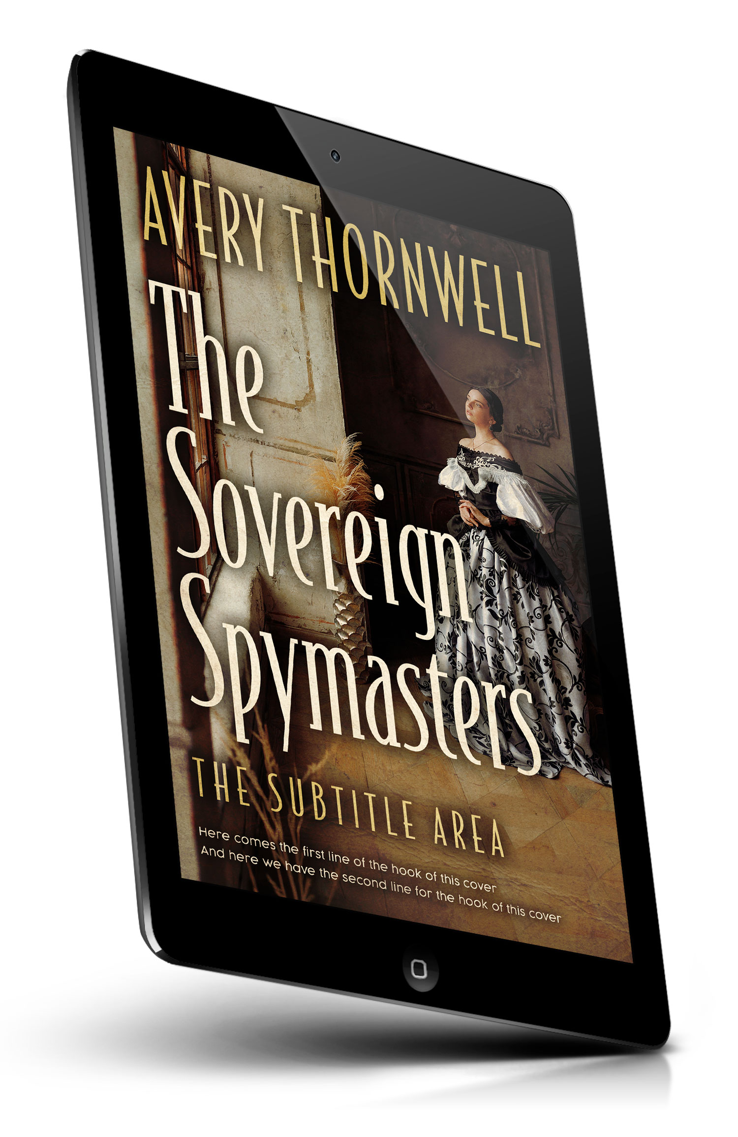 Tablet view of Premade Historical Book Cover - Oil #18171 | BookCoverZone
