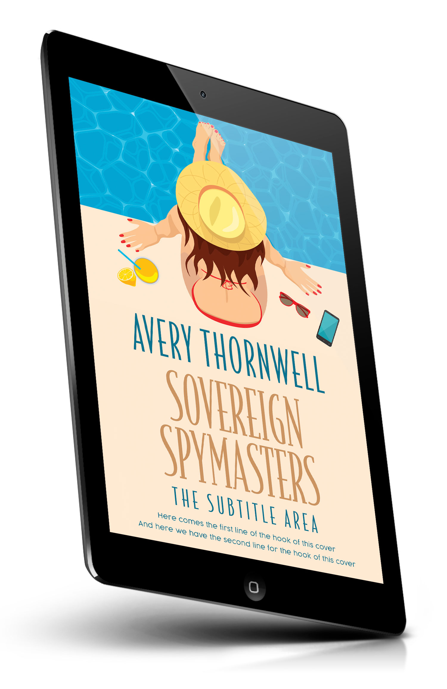 Tablet view of Premade Travel Book Cover - Givry #18194 | BookCoverZone