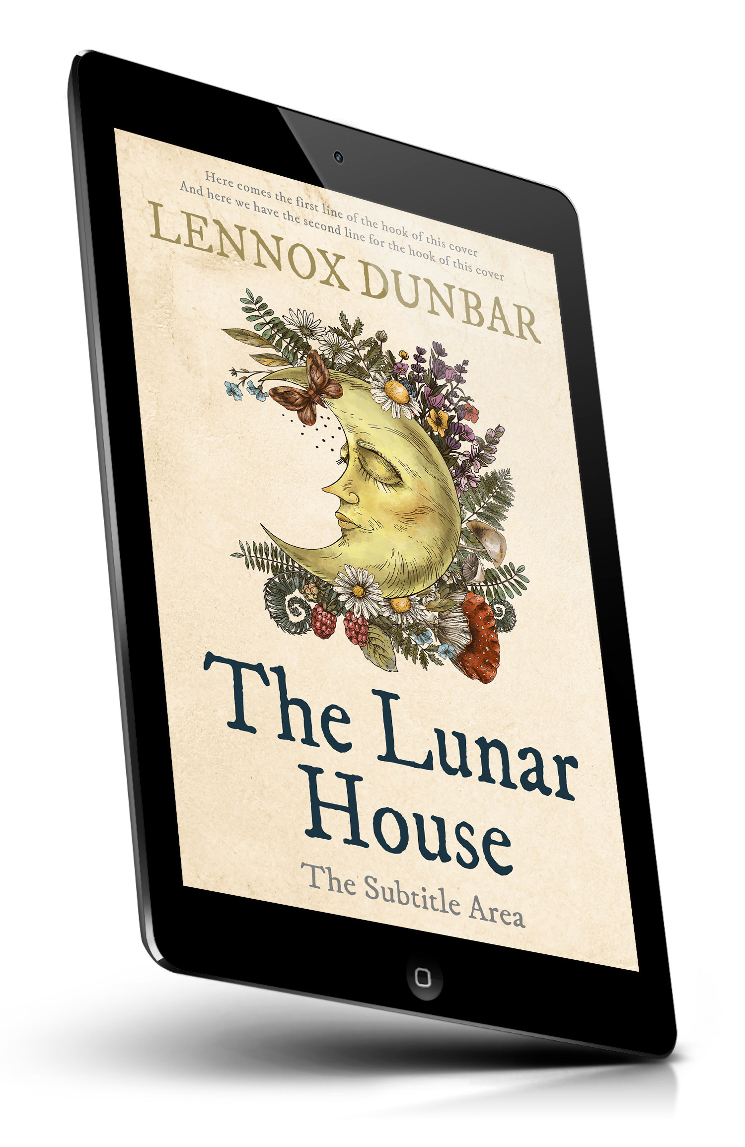Tablet view of Premade Fantasy Book Cover - Albescent White #18224 | BookCoverZone