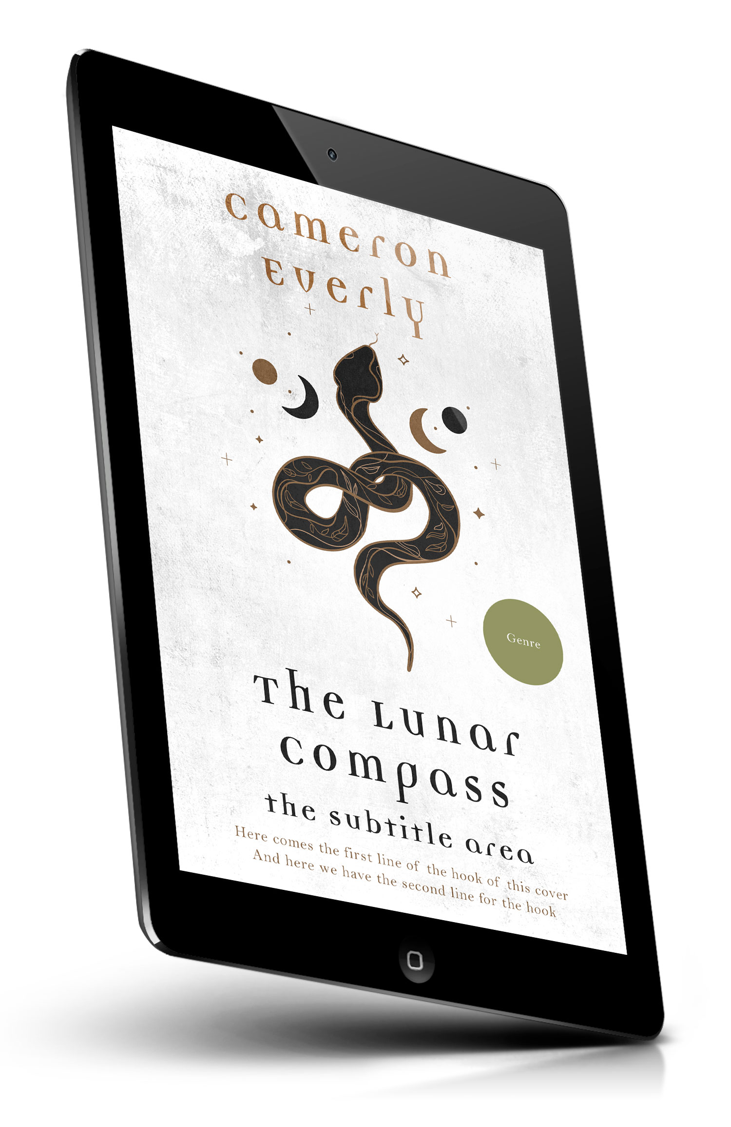 Tablet view of Premade  Book Cover - Seashell #18240 | BookCoverZone*